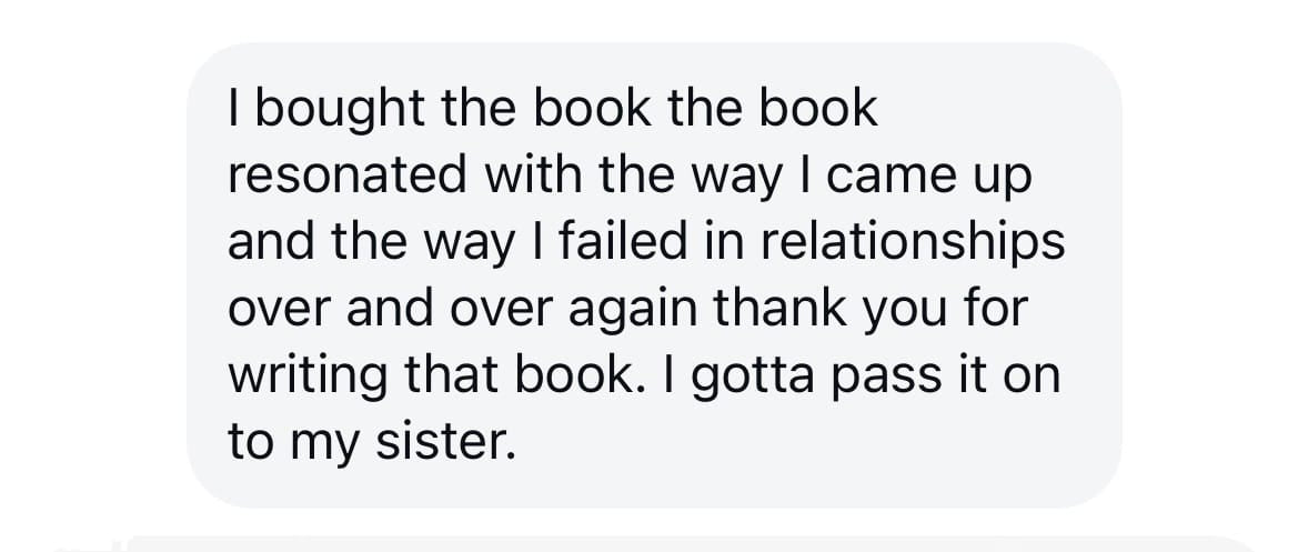 Reader feedback screenshot