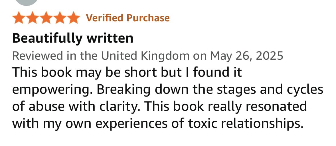 Reader feedback screenshot