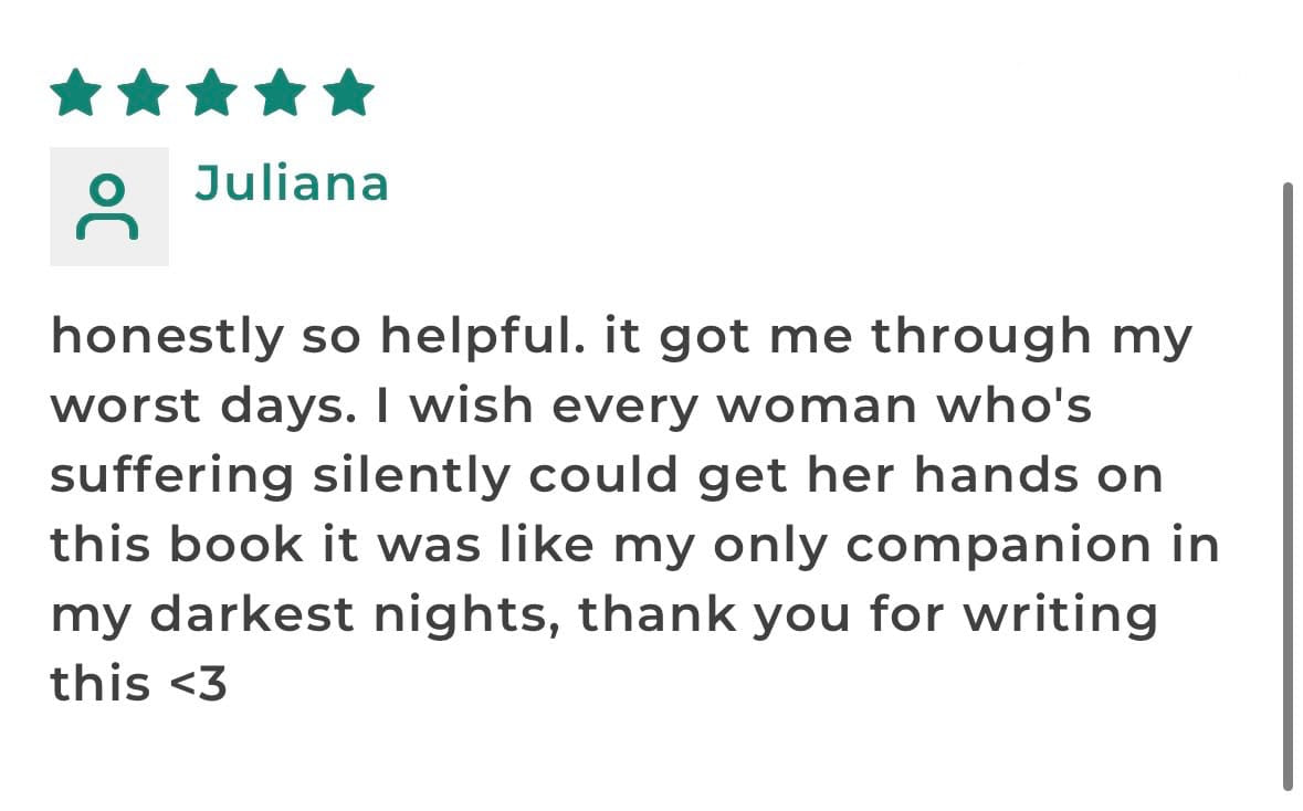 Reader feedback screenshot